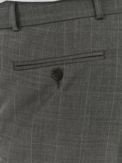 Pako Lorente Spodnie garniturowe P24SF-6G-007 Szary Super Slim Fit