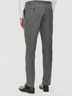Pako Lorente Spodnie garniturowe P24SF-6G-007 Szary Super Slim Fit