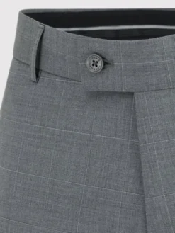 Pako Lorente Spodnie garniturowe P24SF-6G-007 Szary Super Slim Fit