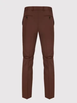 Pako Lorente Spodnie garniturowe P22WF-6G-040 Brązowy Slim Fit