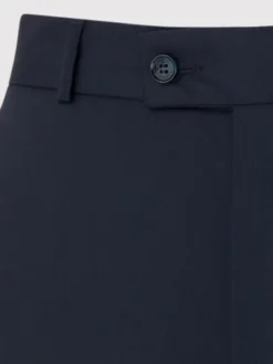 Pako Lorente Spodnie garniturowe P23WP-6G-038 Granatowy Slim Fit