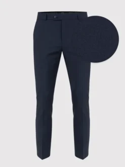 Pako Lorente Spodnie garniturowe P23WP-6G-038 Granatowy Slim Fit