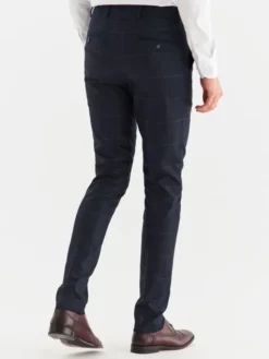 Pako Lorente Spodnie garniturowe P22WF-6G-001 Granatowy Slim Fit