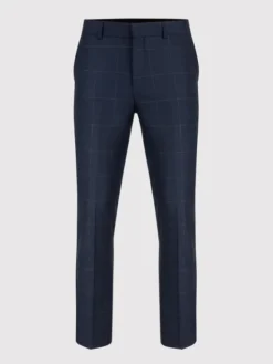 Pako Lorente Spodnie garniturowe P22WF-6G-001 Granatowy Slim Fit