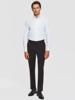 Pako Lorente Spodnie garniturowe P26SF-6G-042 Brązowy Slim Fit