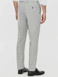 Pako Lorente Spodnie garniturowe P24SF-6G-002 Szary Slim Fit