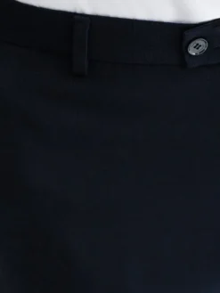 Pako Lorente Spodnie garniturowe P25SF-6G-012 Granatowy Slim Fit