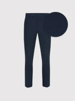 Pako Lorente Spodnie garniturowe P25SF-6G-012 Granatowy Slim Fit