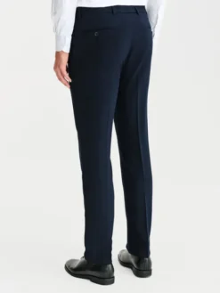 Pako Lorente Spodnie garniturowe P25SF-6G-012 Granatowy Slim Fit