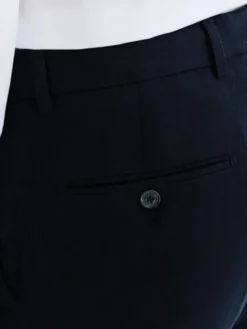 Pako Lorente Spodnie garniturowe P25SF-6G-012 Granatowy Slim Fit