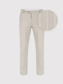 Pako Lorente Spodnie garniturowe P26SP-6G-027 Beżowy Slim Fit
