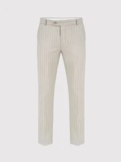Pako Lorente Spodnie garniturowe P26SP-6G-027 Beżowy Slim Fit
