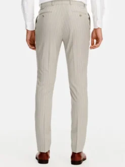 Pako Lorente Spodnie garniturowe P26SP-6G-027 Beżowy Slim Fit