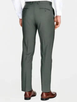 Pako Lorente Spodnie garniturowe P26SP-6G-015 Zielony Slim Fit