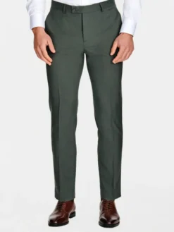 Pako Lorente Spodnie garniturowe P26SP-6G-015 Zielony Slim Fit