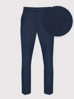 Pako Lorente Spodnie garniturowe P23WF-6G-001 Granatowy Slim Fit
