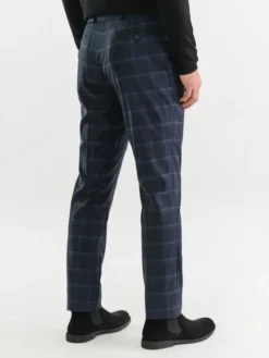 Pako Lorente Spodnie garniturowe P23WP-6G-005 Granatowy Slim Fit