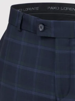 Pako Lorente Spodnie garniturowe P23WP-6G-005 Granatowy Slim Fit