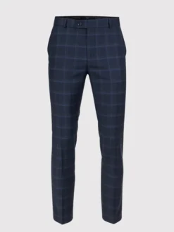 Pako Lorente Spodnie garniturowe P23WP-6G-005 Granatowy Slim Fit