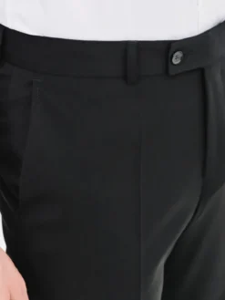 Pako Lorente Spodnie garniturowe P25SP-6G-029 Czarny Slim Fit