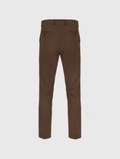 Pako Lorente Spodnie garniturowe P25SF-6G-028 Brązowy Slim Fit