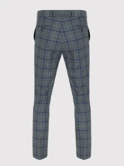Pako Lorente Spodnie garniturowe P22WP-6G-033 Szary Slim Fit