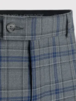 Pako Lorente Spodnie garniturowe P22WP-6G-033 Szary Slim Fit