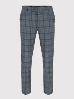 Pako Lorente Spodnie garniturowe P22WP-6G-033 Szary Slim Fit
