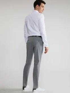 Pako Lorente Spodnie garniturowe P22SF-6G-008 Szary Slim Fit
