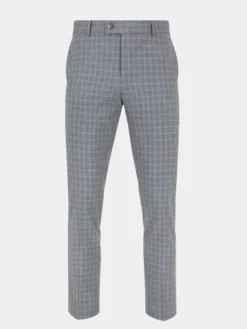 Pako Lorente Spodnie garniturowe P22SF-6G-008 Szary Slim Fit