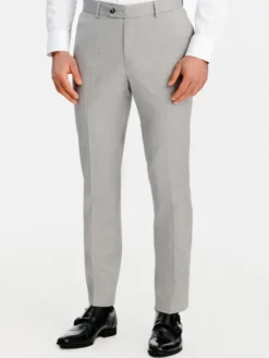 Pako Lorente Spodnie garniturowe P26SF-6G-031 Szary Slim Fit