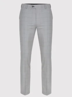 Pako Lorente Spodnie garniturowe P23SP-6G-015 Szary Slim Fit
