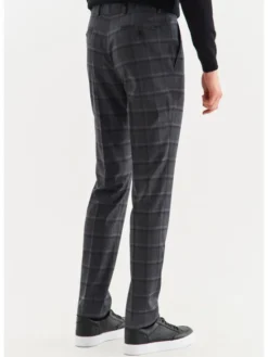 Pako Lorente Spodnie garniturowe P22WP-6G-032 Szary Slim Fit