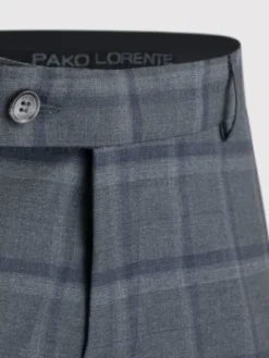 Pako Lorente Spodnie garniturowe P22WP-6G-032 Szary Slim Fit