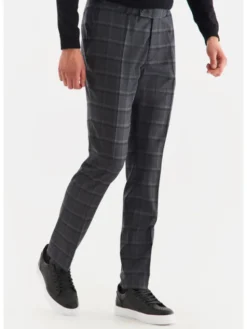 Pako Lorente Spodnie garniturowe P22WP-6G-032 Szary Slim Fit