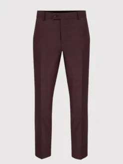 Pako Lorente Spodnie garniturowe P22WF-6G-003 Bordowy Slim Fit