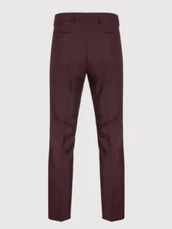 Pako Lorente Spodnie garniturowe P22WF-6G-003 Bordowy Slim Fit