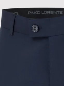 Pako Lorente Spodnie garniturowe P25WF-6G-006 Granatowy Super Slim Fit