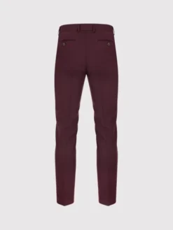 Pako Lorente Spodnie garniturowe P25SF-6G-003 Bordowy Super Slim Fit