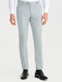 Pako Lorente Spodnie garniturowe P25SF-6G-032 Szary Super Slim Fit