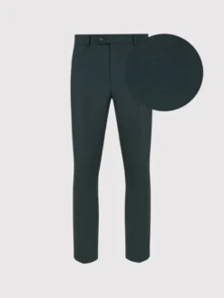 Pako Lorente Spodnie garniturowe P25SF-6G-019 Zielony Slim Fit