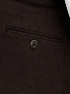 Pako Lorente Spodnie garniturowe P26SP-6G-029 Brązowy Slim Fit