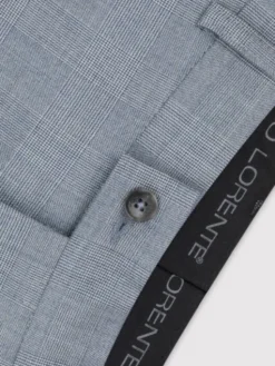 Pako Lorente Spodnie garniturowe P24SF-6G-015 Niebieski Slim Fit