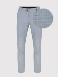Pako Lorente Spodnie garniturowe P24SF-6G-015 Niebieski Slim Fit