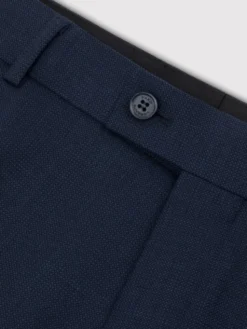 Pako Lorente Spodnie garniturowe P25SP-6G-018 Granatowy Super Slim Fit