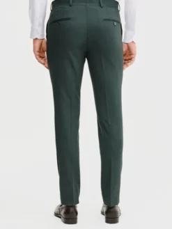 Pako Lorente Spodnie garniturowe P25SF-6G-026 Zielony Slim Fit