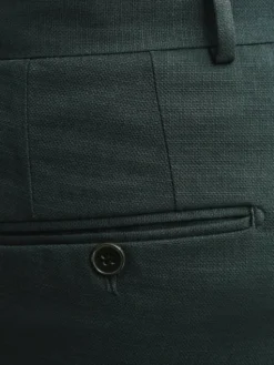Pako Lorente Spodnie garniturowe P25SF-6G-026 Zielony Slim Fit