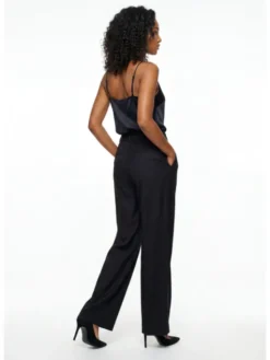 Pako Lorente Spodnie materiałowe B24SB-6G-027 Czarny Slim Fit