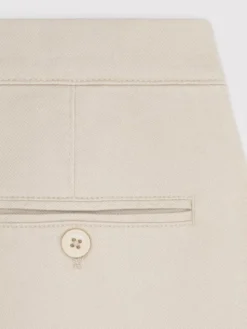 Pako Lorente Spodnie materiałowe P25BN-WX-001 Beżowy Classic Fit