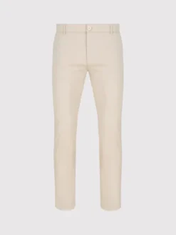 Pako Lorente Spodnie materiałowe P25BN-WX-001 Beżowy Classic Fit